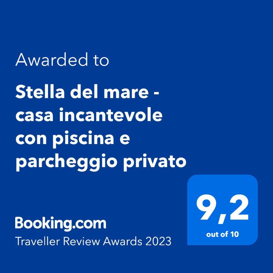 Stella Del Mare - Casa Incantevole Con Piscina E Parcheggio Privato Cervo Exterior foto